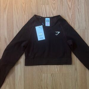 Gymshark Dark Long Sleeve Crop Top